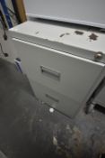 *Grey Two Drawer Foolscap Filing Cabinet