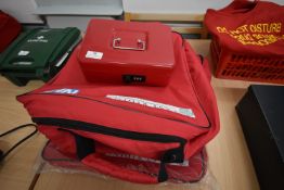 *Three Insulated Bags and a Combination Cash Box