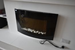 *Wall Mounted Contemporary Style Fire