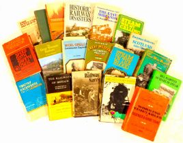 Railway and locomotive related books, comprising Beavor (ES) Steam was my Calling, Thomas (John) For