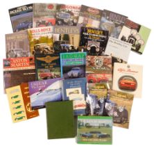 Automobile related books, comprising Rasmussen (Henry) Aston Martin The Post War Road Cars, Lagonda