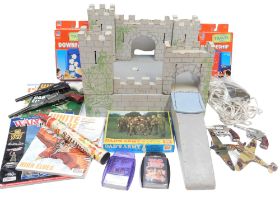 Toys and games, including MB Games Downfall, MB Games travel battleship, Dads Army 400 piece puzzle,