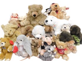 Teddy bears, including Gund, Russ Teddy bears, Nature Planet, etc. (2 boxes)