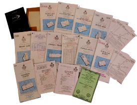 A group of aircraft navigational bulletins and maps, comprising RAF Southern Europe 1991, North Sea