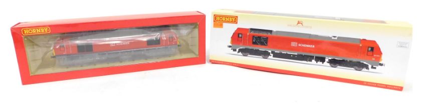 A Hornby OO gauge Class 67 diesel electric locomotive, 67013, DB Schenker livery, R3574, boxed.