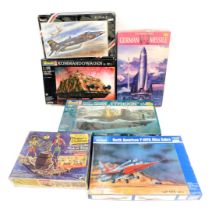 Dragon, Revell, Trumpeter and other model kits, including Dragon 1-35 scale German V2 missile Specia