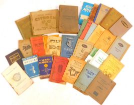 A group of automobile related books and manuals, to include Chevrolet Repair Manual, Massey Harris R