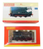 A Hornby OO gauge Class 08 diesel locomotive, 0-6-0, 3256, BR green livery, R2417, boxed.