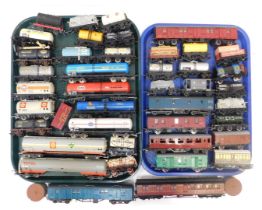 Hornby, Mainline and other OO gauge rolling stock, including United Dairies tankers, Esso tanker, BP