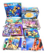 Lego, Mega Bloks and KNex play sets, including Lego 6175 Crystal Explorer's Sub, Mega Bloks Planet T