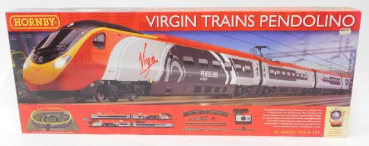 A Hornby OO Gauge train set Virgin Trains Pendolino, R1155, boxed.