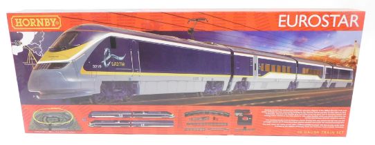 A Hornby OO Gauge train set Eurostar, 1176, boxed.