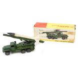 A Dinky Toys 665 Honest John missile launcher, boxed.