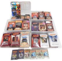 Magic The Gathering cards, boxed and unboxed, including Theme Decks, Intro Packs, etc. (a quantity)
