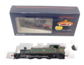 A Bachmann Branchline OO gauge Class 45XX tank locomotive, 2-6-2, 4566 BR lined green with late cres