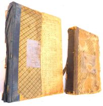 Two Victorian Midland Railway railway ledgers, circa 1880s and later.