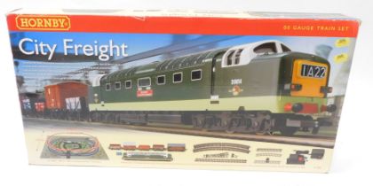 A Hornby OO gauge train set City Freight, R1092, boxed.