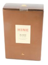 A bottle of Hine vintage cognac, Rare VSOP, boxed.