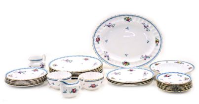A Spode Trapnell Sprays part dinner service, to include meat dish, dinner plates, etc.