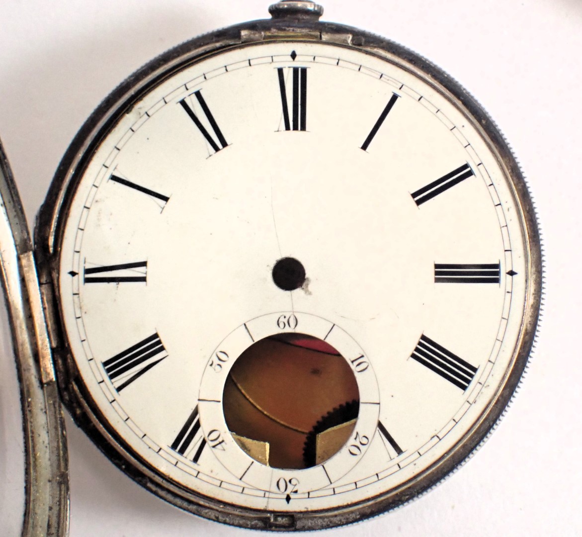 Two pocket watches, comprising a silver cased pocket watch, with key wind movement numbered 5273, in - Bild 5 aus 6