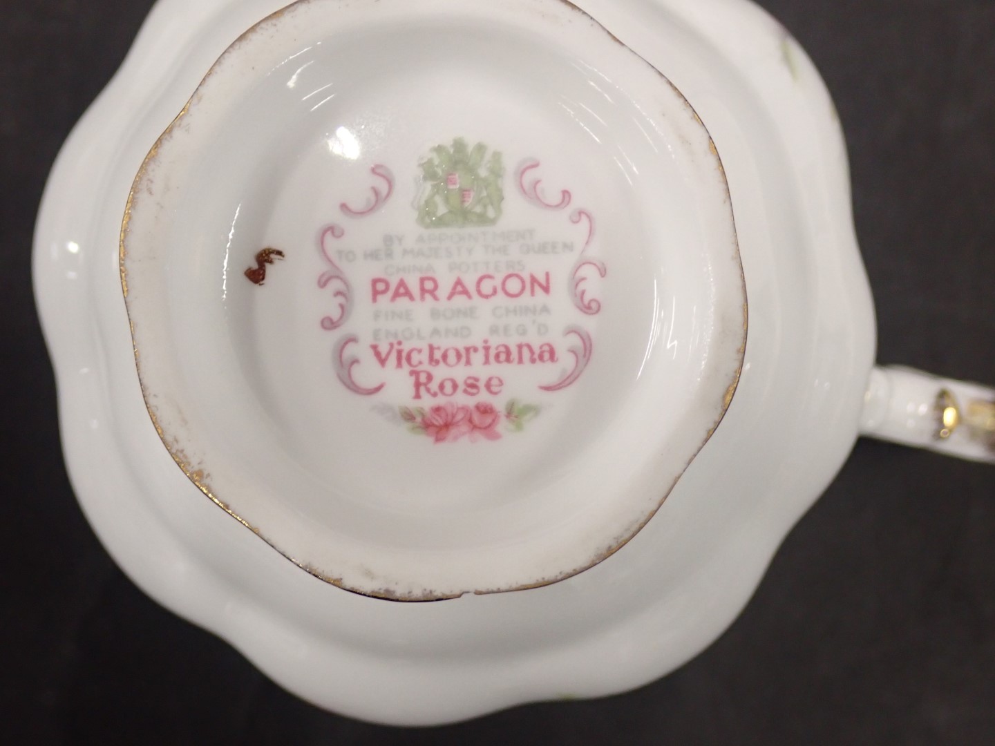 A Paragon china Victoriana Rose pattern part tea and dinner service, comprising sugar bowl, jar and - Image 2 of 2