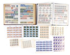 Philately. Two albums; One, World stamps inc. good section of Portugal, Cabo Verde, etc; Two, World