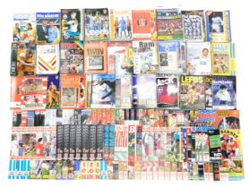 A large quantity of football programmes, mainly 1980s onwards, various teams to include Premier Leag