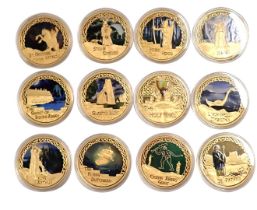 Windsor Mint collectors coins, The Myth and Legends of GB series, twelve coins in presentation pack,