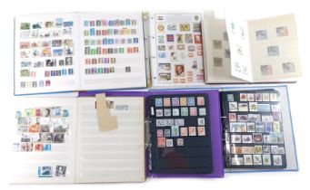 A quantity of world stamps, mainly mid to late 20thC, collated alphabetically within various albums,