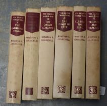 Winston Churchill, The Second World War Volumes 1-6, paperback editions.