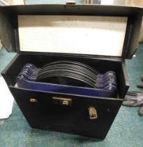 A Winel record case and quantity of records, to include mainly religious and classical. (1 box)