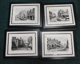 After Jan Radwanski. Prints, to include Bridge Street and Commonwealth Street, Eastgate Street moved