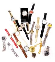 Gentlemen's and Lady's wristwatches, including a Swatch Funky Red Tie watch, Swiss Explorer wristwat