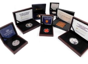 A Westminster Mint 175th anniversary of the Penny Black commemorative medal, Numis Proof Platinum We