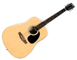 A Clifton Western acoustic guitar, number 051624.