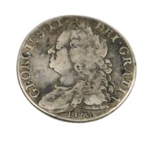 A George II silver shilling 1745.