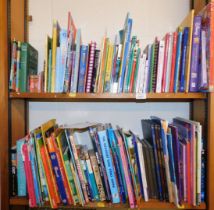 Books, mainly children's books. (2 shelves)