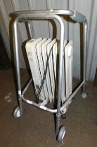 An oil filled radiator and a mobility frame.