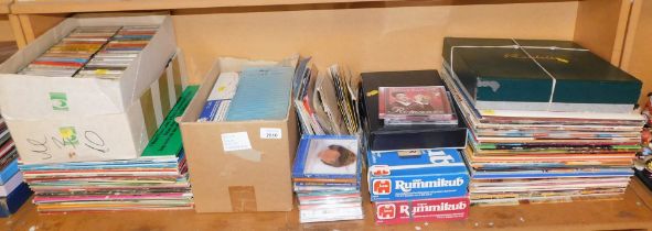 LPs, cassettes and CDSs, to include classical music, romantic music, James Last, etc.