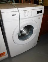 A Bush washing machine, model no. WMDF612W. This lot is located at our additional premises SALEROOM