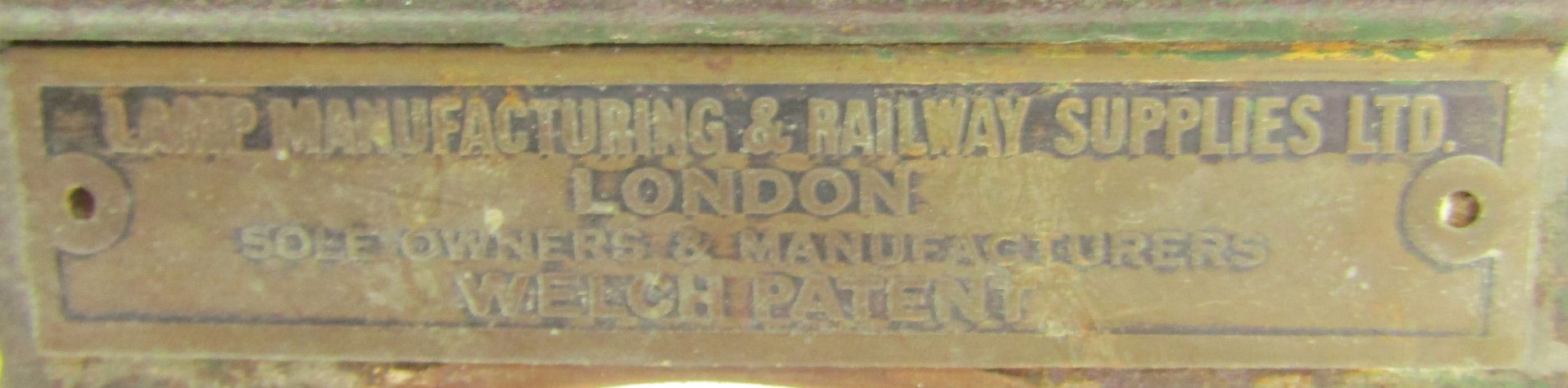 A Lamp Manufacturing and Railway Services Ltd London railway lantern, BR(E), registration number 711 - Image 3 of 4