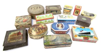 Various bygone tins, to include Persian Polo biscuits, commemorative, etc.