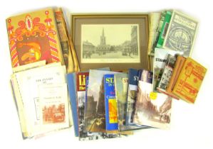 Stamford related ephemera, books to include Stamford Then and Now, Myths and Legends of Stamford in