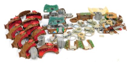 A group of Thunderbirds part play sets, including Tracy Island, Vivid Soundtechs, etc.