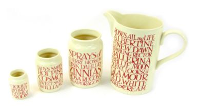 A group of Emma Bridgewater Roses All My Life pattern pottery, from the Pink Toast Collection, compr