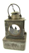 A Lamp Manufacturing and Railway Services Ltd London railway lantern, BR(E), registration number 711