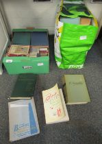 Hardback and paperback fiction, including Russian titles, Jane Austen, etc. (1 crate and 1 bag)