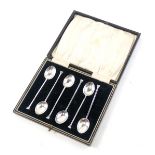 A set of six George V silver seal top teaspoons, maker LNS, Birmingham 1926, in James Usher & Son of