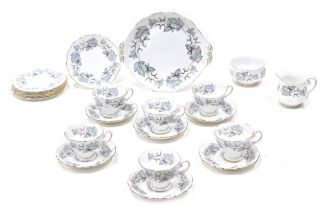 A Royal Albert Silver Maple pattern part tea service, twenty one pieces, in original box.