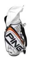 A Ping Donaldson G10 golf bag.